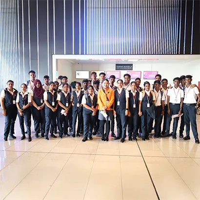 Airport visit Banaglore 1st semester